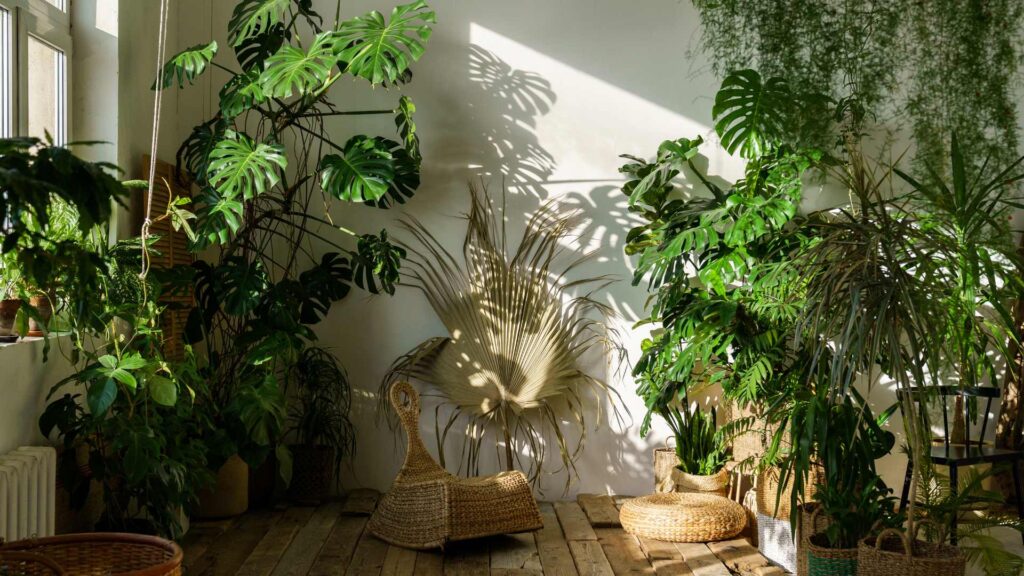 oasis à l'intérieur de la maison