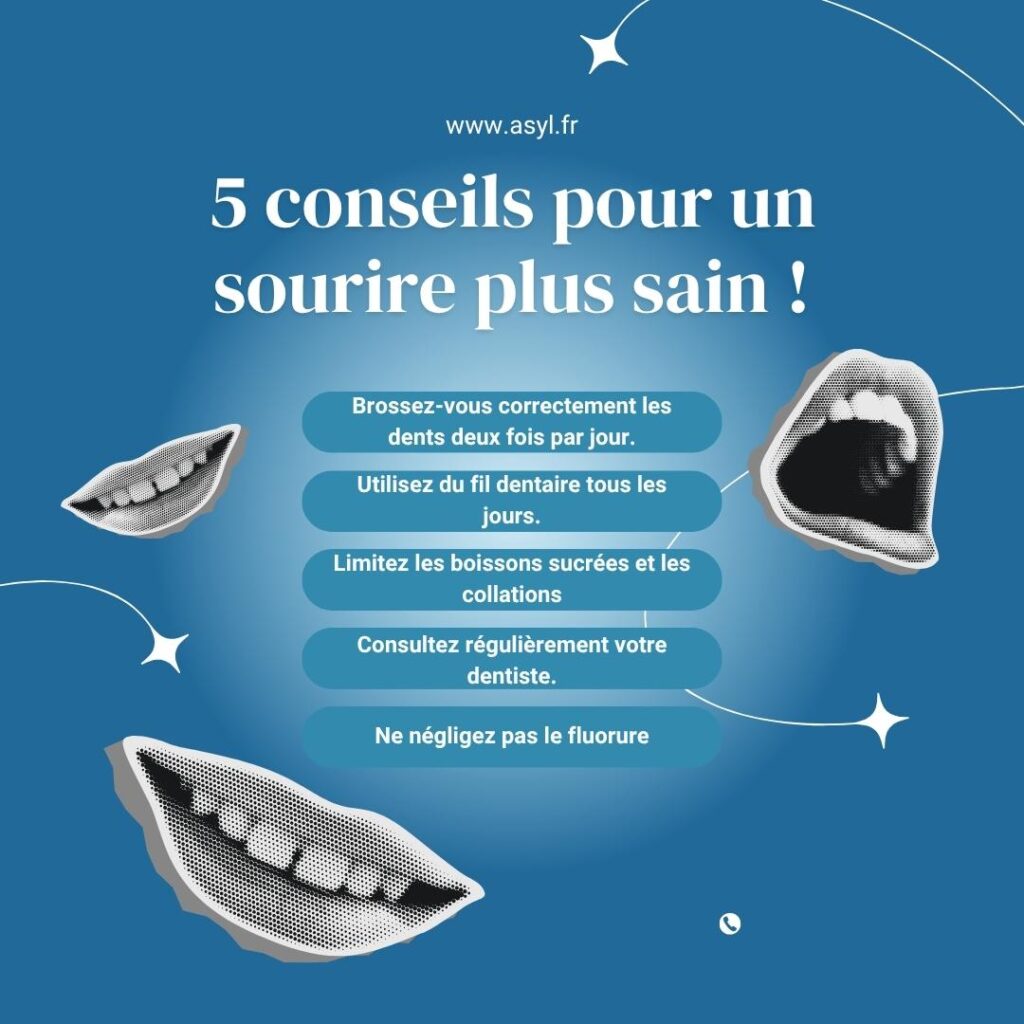 5 conseils pour un sourire plus sain !