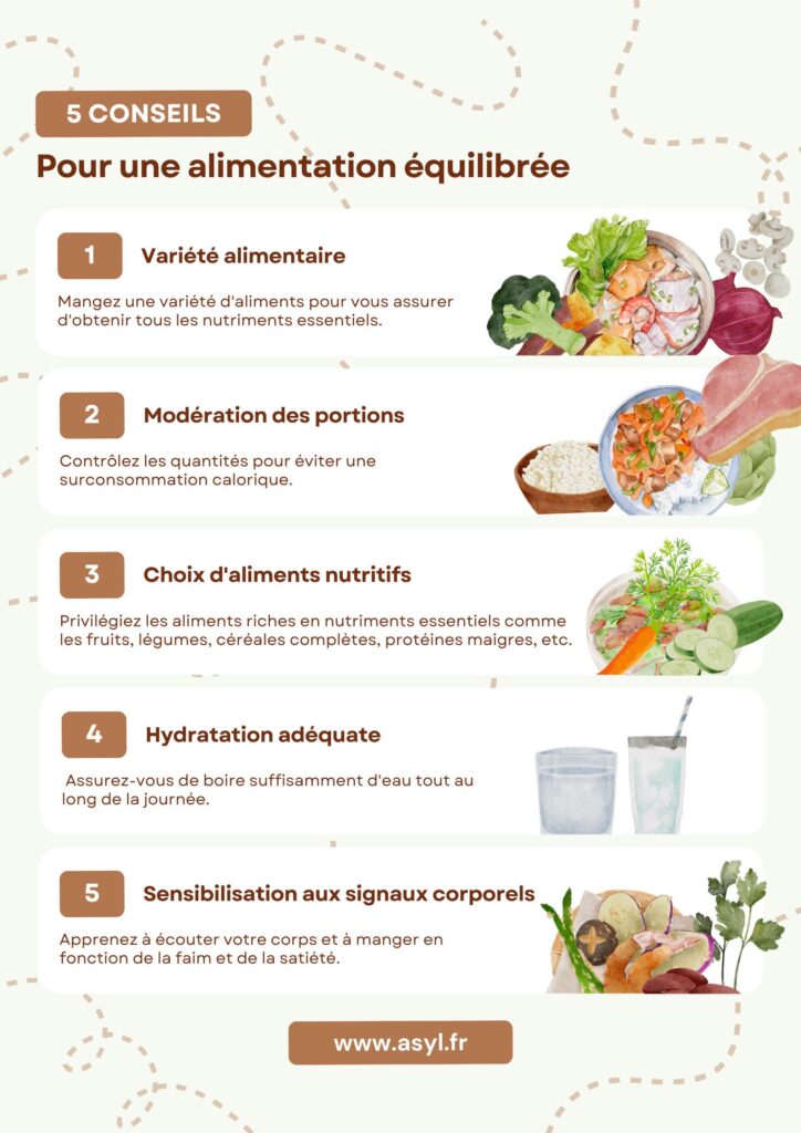 5 conseils alimentation équilibrée