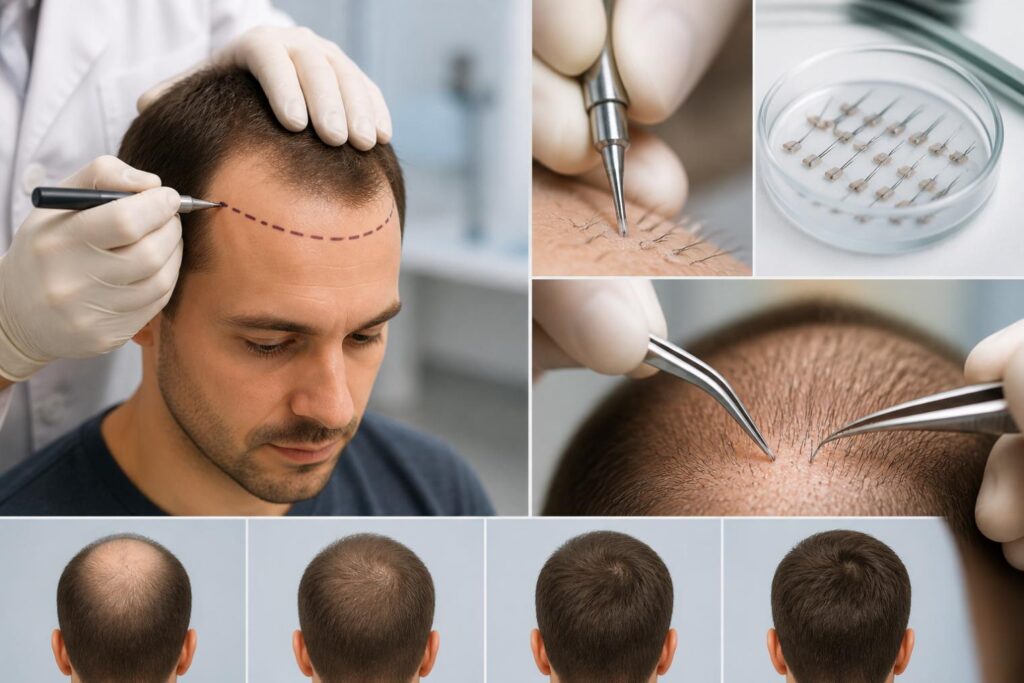 greffe cheveux homme